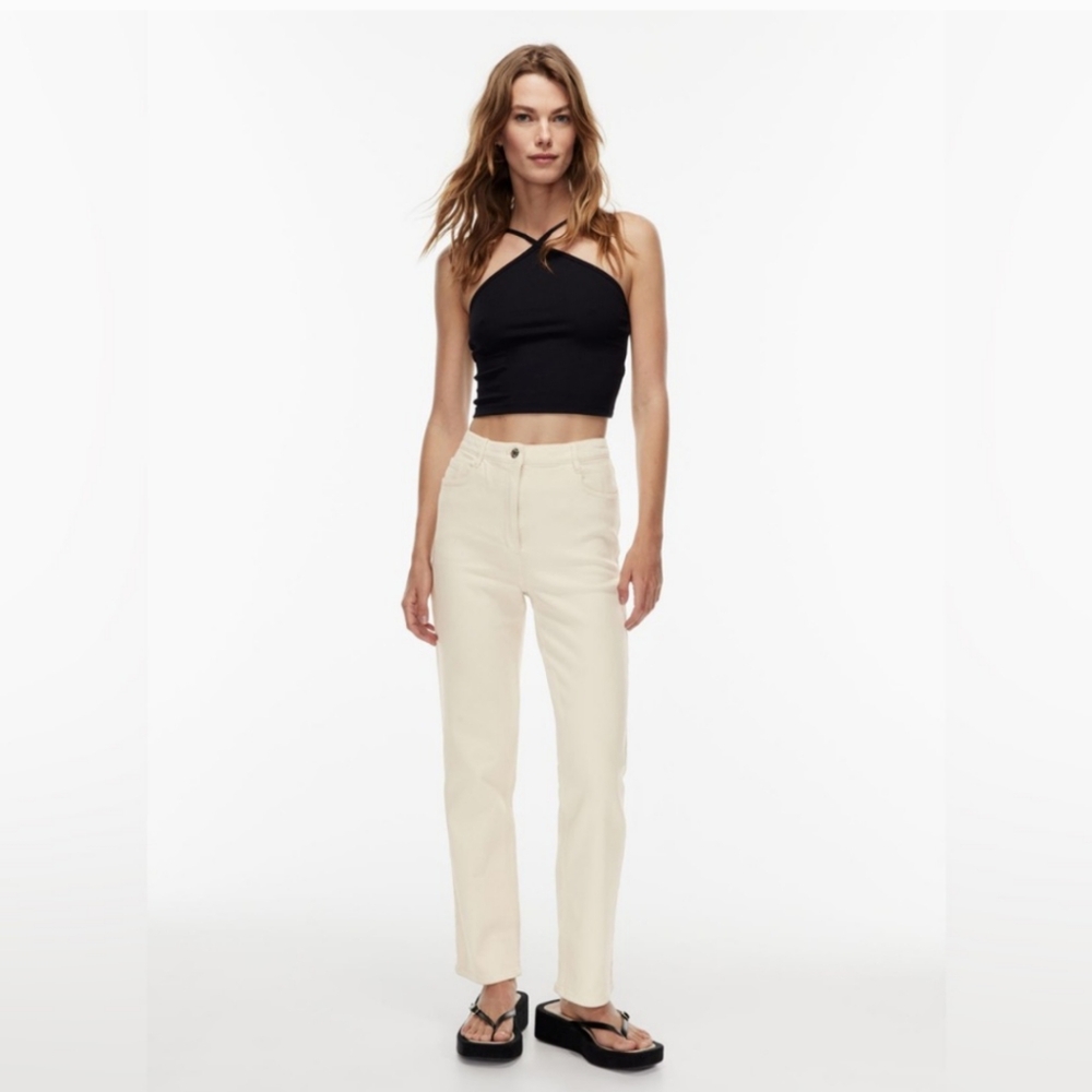 8 Wilfred Melina Straight Leg Jeans High-Rise with Relaxed Fit
